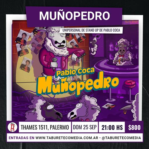 Pablo Coca - Muñopedro - Domingo 25 de Septiembre 21:00hs